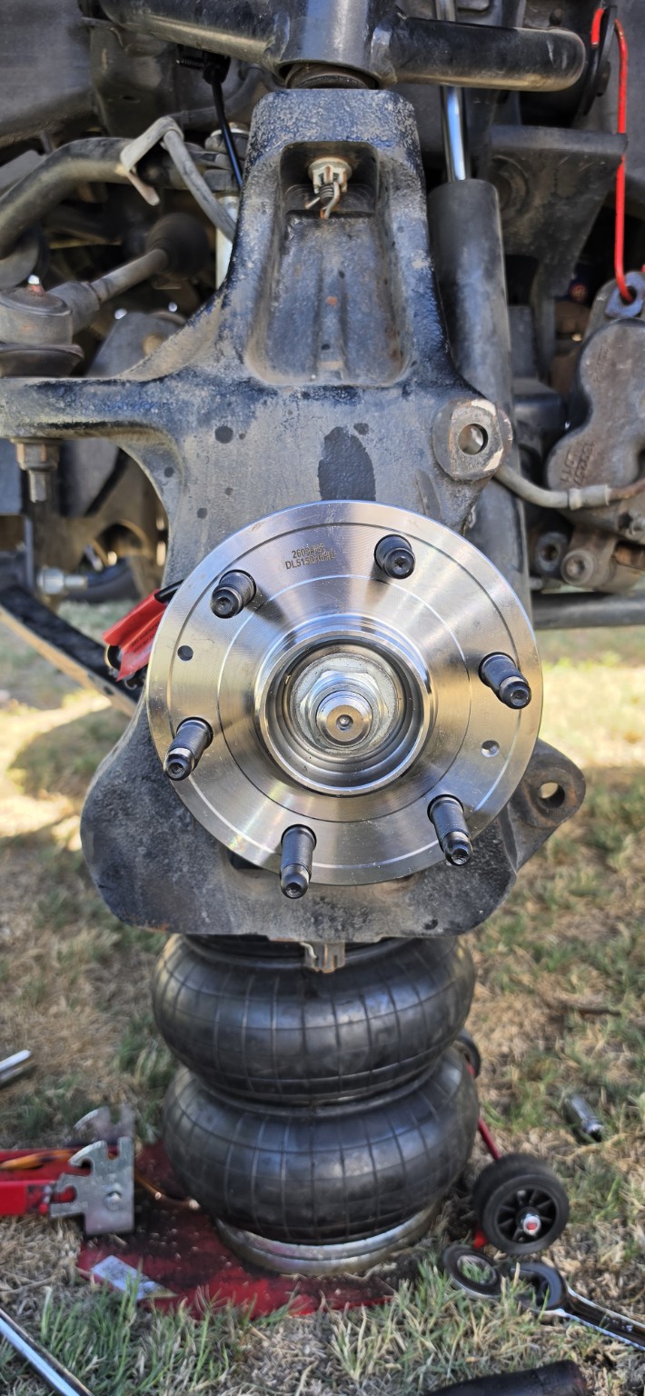 After Wheel Hub & Bearing Replacement on Customer Truck